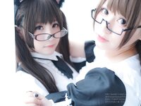 [Cosplay] Nyako喵子 &摇摇乐 双人女仆 [120P3V-611MB]