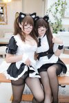 [Cosplay] Nyako喵子 &摇摇乐 双人女仆 [120P3V-611MB]