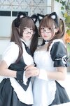[Cosplay] Nyako喵子 &摇摇乐 双人女仆 [120P3V-611MB]