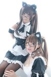 [Cosplay] Nyako喵子 &摇摇乐 双人女仆 [120P3V-611MB]