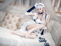 [Cosplay] 西园寺南歌 女仆本 贝尔法斯特 [35P-259MB]