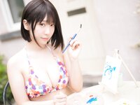 [Photobook] [ハレム]伊織もえフェチグラビア「明日もキミ色。」【美麗版32P】