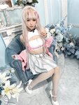 [Cosplay] Mihina みひな - It Seems To Be A Butt Game  お尻のゲームらしいです