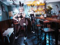 [Cosplay] 刺青Poi 碧蓝航线 北卡罗来纳+华盛顿 兔女郎 (&隼隼子) [40P-308MB]