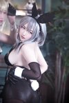 [Cosplay] 刺青Poi 碧蓝航线 北卡罗来纳+华盛顿 兔女郎 (&隼隼子) [40P-308MB]