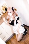 [Cosplay] 神沢永莉 厨房短款女仆 [39P-156MB]