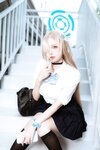 [Cosplay] 二佐Nisa 蔚蓝档案 一之濑明日奈 JK制服 [23P-264MB]