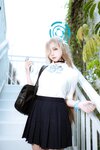 [Cosplay] 二佐Nisa 蔚蓝档案 一之濑明日奈 JK制服 [23P-264MB]