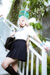 [Cosplay] 二佐Nisa 蔚蓝档案 一之濑明日奈 JK制服 [23P-264MB]
