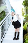 [Cosplay] 二佐Nisa 蔚蓝档案 一之濑明日奈 JK制服 [23P-264MB]