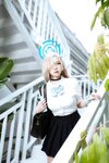 [Cosplay] 二佐Nisa 蔚蓝档案 一之濑明日奈 JK制服 [23P-264MB]