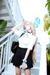 [Cosplay] 二佐Nisa 蔚蓝档案 一之濑明日奈 JK制服 [23P-264MB]