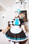 [Cosplay] 二佐Nisa 蔚蓝档案 一之濑明日奈 女仆 [30P-260MB]