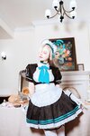 [Cosplay] 二佐Nisa 蔚蓝档案 一之濑明日奈 女仆 [30P-260MB]