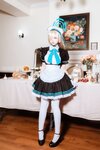[Cosplay] 二佐Nisa 蔚蓝档案 一之濑明日奈 女仆 [30P-260MB]