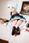 [Cosplay] 二佐Nisa 蔚蓝档案 一之濑明日奈 女仆 [30P-260MB]