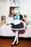 [Cosplay] 二佐Nisa 蔚蓝档案 一之濑明日奈 女仆 [30P-260MB]