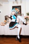 [Cosplay] 二佐Nisa 蔚蓝档案 一之濑明日奈 女仆 [30P-260MB]