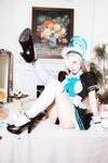 [Cosplay] 二佐Nisa 蔚蓝档案 一之濑明日奈 女仆 [30P-260MB]