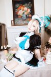 [Cosplay] 二佐Nisa 蔚蓝档案 一之濑明日奈 女仆 [30P-260MB]