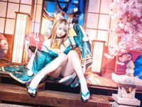 [Cosplay] 贞子蜜桃 原神 希娜小姐 [19P-251MB]