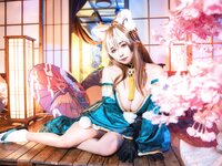 [Cosplay] 贞子蜜桃 原神 希娜小姐 [19P-251MB]
