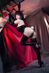 [Cosplay] 末夜787 黑色漆皮兔女郎 [44P1V-810MB]