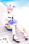 [Cosplay] 贞子蜜桃 九月舰长-宮坂珠希泳装 [30P-388MB]