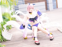 [Cosplay] 贞子蜜桃 九月舰长-宮坂珠希泳装 [30P-388MB]