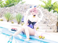 [Cosplay] 贞子蜜桃 九月舰长-宮坂珠希泳装 [30P-388MB]
