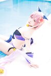 [Cosplay] 贞子蜜桃 九月舰长-宮坂珠希泳装 [30P-388MB]