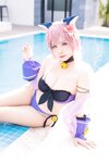 [Cosplay] 贞子蜜桃 九月舰长-宮坂珠希泳装 [30P-388MB]