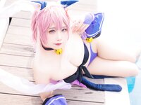 [Cosplay] 贞子蜜桃 九月舰长-宮坂珠希泳装 [30P-388MB]