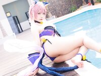 [Cosplay] 贞子蜜桃 九月舰长-宮坂珠希泳装 [30P-388MB]