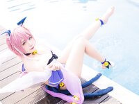 [Cosplay] 贞子蜜桃 九月舰长-宮坂珠希泳装 [30P-388MB]