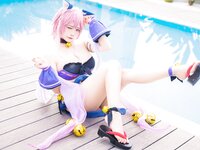 [Cosplay] 贞子蜜桃 九月舰长-宮坂珠希泳装 [30P-388MB]