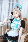 [Cosplay] 二佐Nisa 蔚蓝档案 一之濑明日奈 猫耳女仆 [39P-755MB]