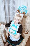 [Cosplay] 二佐Nisa 蔚蓝档案 一之濑明日奈 猫耳女仆 [39P-755MB]