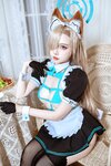 [Cosplay] 二佐Nisa 蔚蓝档案 一之濑明日奈 猫耳女仆 [39P-755MB]