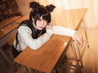 [Cosplay] 贞子蜜桃 碧蓝航线 爱宕高雄制服 [35P-354MB]