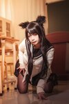 [Cosplay] 贞子蜜桃 碧蓝航线 爱宕高雄制服 [35P-354MB]