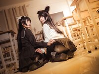 [Cosplay] 贞子蜜桃 碧蓝航线 爱宕高雄制服 [35P-354MB]