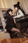 [Cosplay] 贞子蜜桃 碧蓝航线 爱宕高雄制服 [35P-354MB]