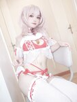 [Cosplay] 神沢永莉 平安夜红色分体式 [125P1V-549MB]