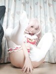 [Cosplay] 神沢永莉 平安夜红色分体式 [125P1V-549MB]