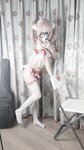 [Cosplay] 神沢永莉 平安夜红色分体式 [125P1V-549MB]