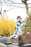 [Cosplay] 冬马路纱 樱园浴衣 [9P-133MB]