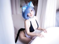 [Cosplay] 末夜787 蕾姆女仆泳装 [47P-407.15MB]