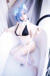[Cosplay] 末夜787 蕾姆女仆泳装 [47P-407.15MB]