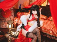 [Cosplay] 贞子蜜桃 大凤旗袍 [10P-231MB]